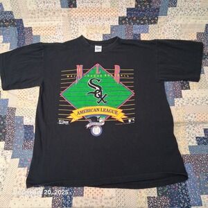 VTG Chicago White Sox Salem Sportswear 1992 Single Stitch Size XL Black